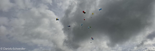 Luftballonaktion an Himmelfahrt