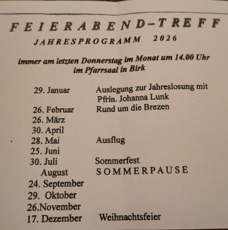Feierabendtreff_Termine 2026