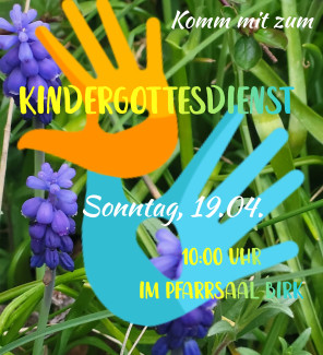 Kindergottesdienst 19.4.