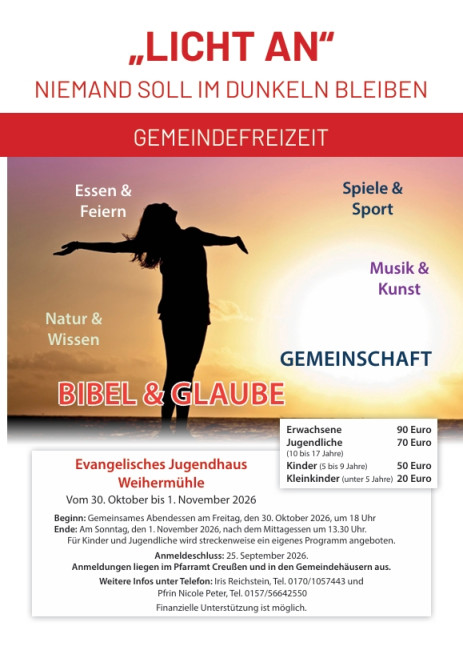 Gemeindefreizeit 2026