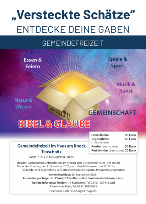 Gemeindefreizeit im Haus am Knock Teuschnitz